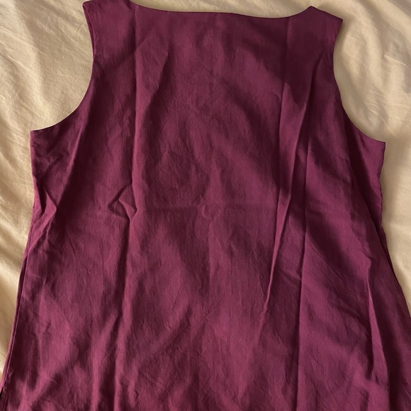 Burgandy silk shell - Picture 2 of 4